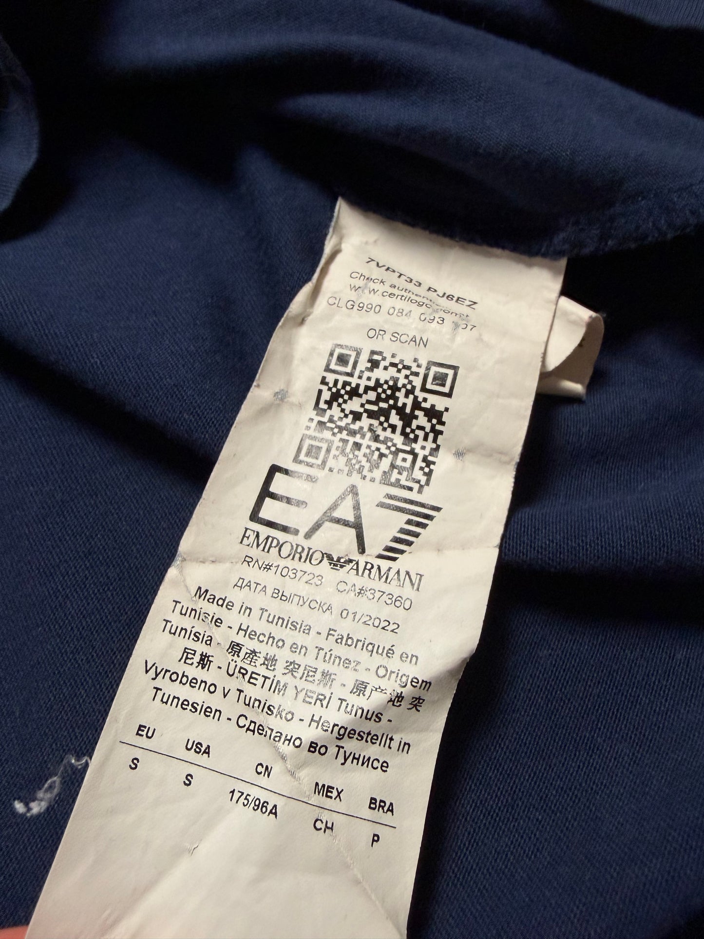 Emporio Armani EA7 Longsleeve Slim Fit (S)