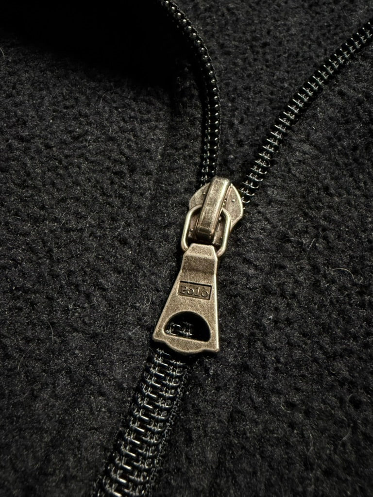 Polo Ralph Lauren 2000s Woll Fleece 1/4 Zipper Pullover Sweatshirt (XL)