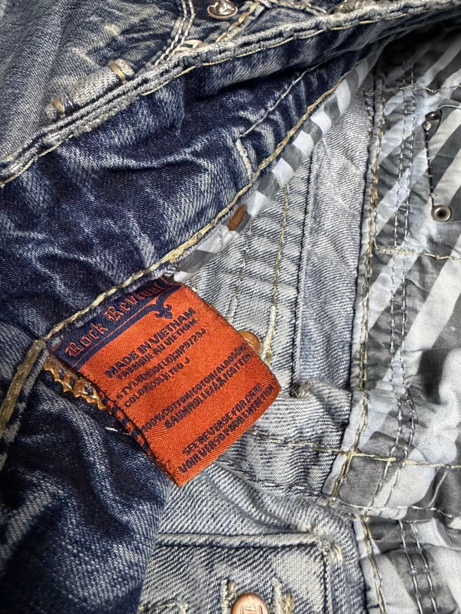 Vintage Rock Revival Leo Straight Fit Jeans (M)