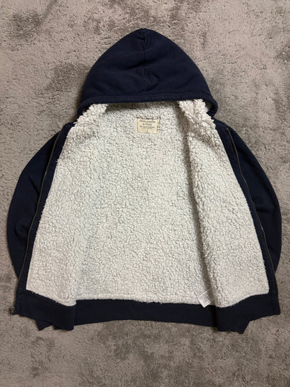 Abercrombie & Fitch 2000s Strick Jacke with Fur (M/L)