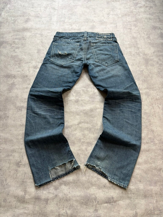 Vintage True Religion Flared/Straight Fit Denim Jeans (M)