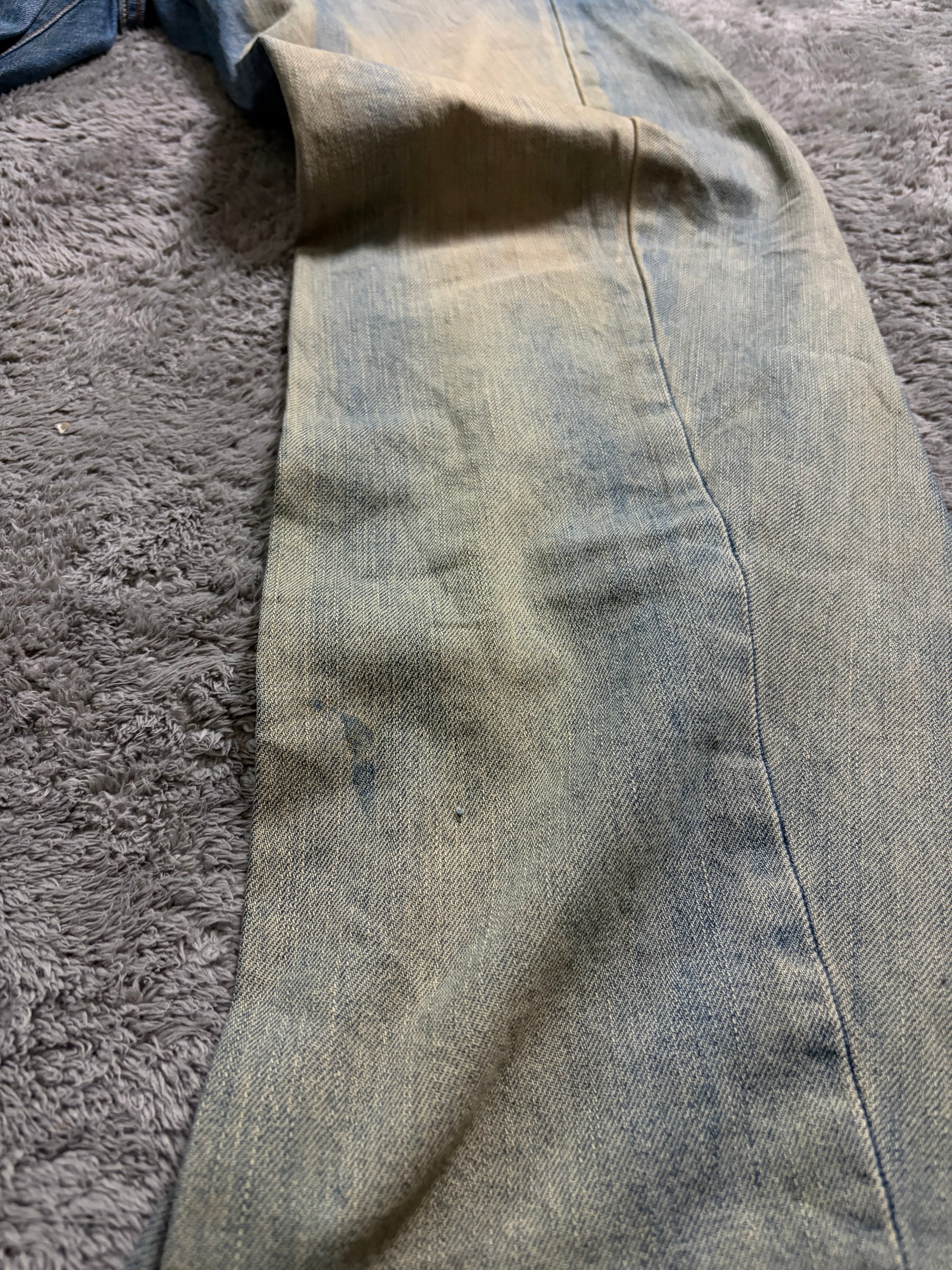 Vintage Evisu Baggy/Straight Fit Jeans with Rare Print (M)