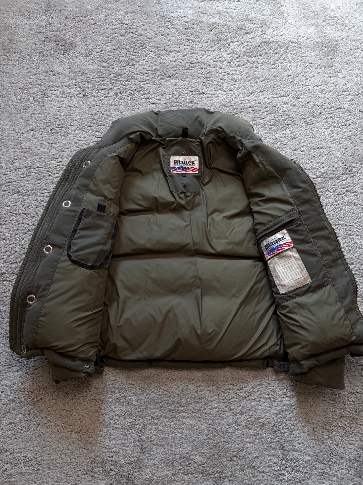 Blauer USA Down Puffer Jacket Khaki (L)