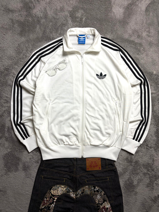 Vintage Adidas Originals Firebird Trackjacket White (L)
