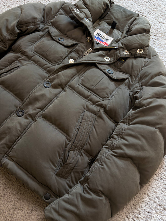 Blauer USA Down Puffer Jacket Khaki (L)