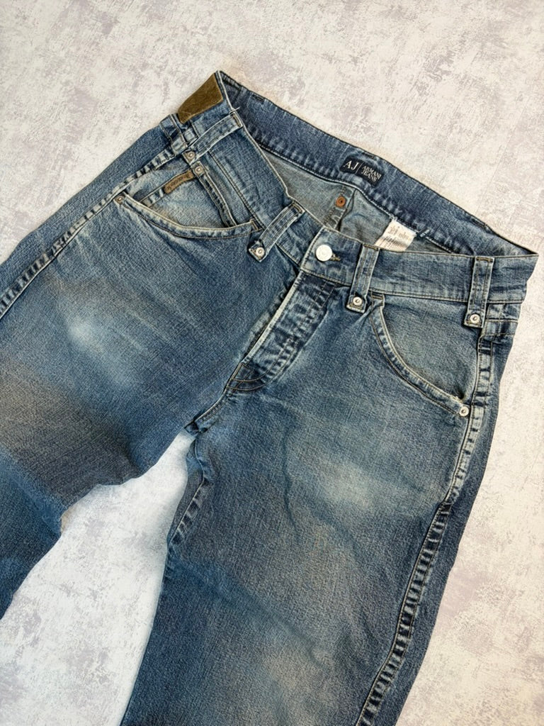 Vintage 2000s Armani Jeans Straight Fit Jeans  (M)