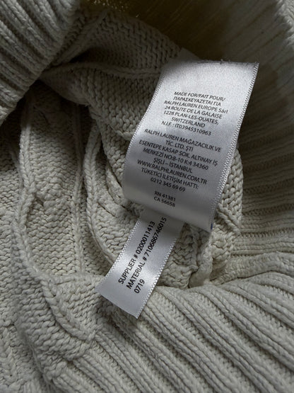 Polo Ralph Lauren Cable Knit Pullover Sweatshirt (L)