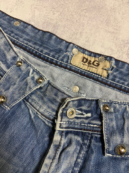 Vintage D&G Dolce & Gabbana Jeans Straight Fit Rare Details (M)
