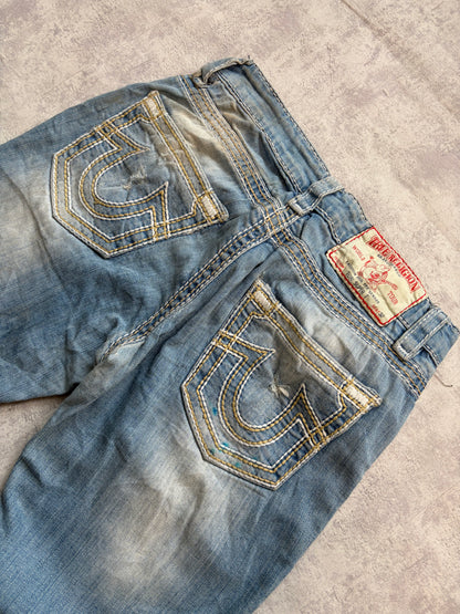 Vintage True Religion Straight Slim Fit Denim Jeans (S)