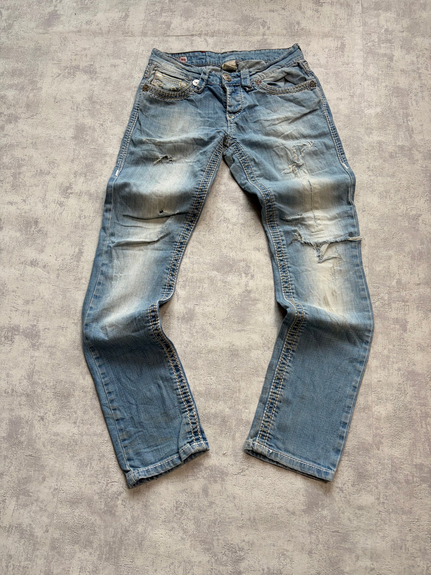 Vintage True Religion Straight Slim Fit Denim Jeans (S)