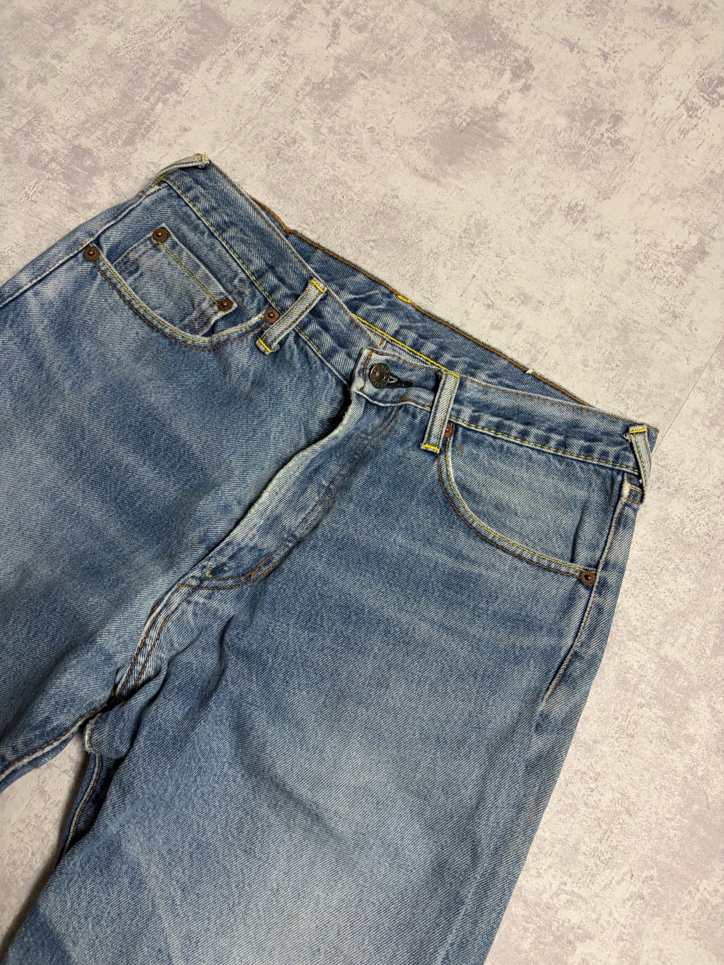 Vintage Evisu Straight Baggy Flared Fit Jeans with Backprint (M)