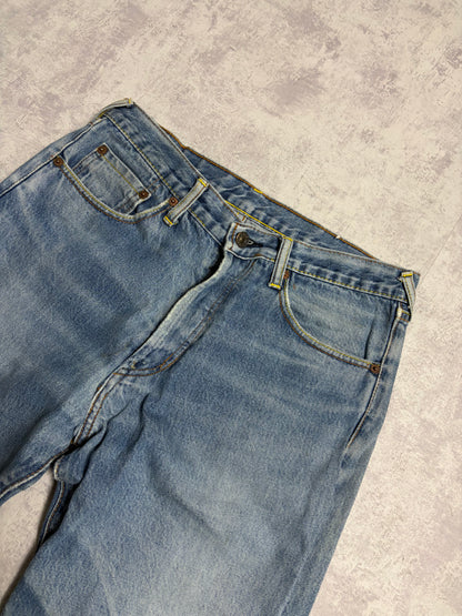 Vintage Evisu Straight Baggy Flared Fit Jeans with Backprint (M)