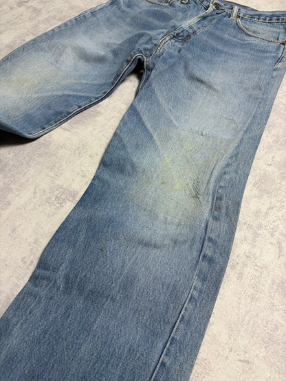 Vintage Evisu Straight Baggy Flared Fit Jeans with Backprint (M)