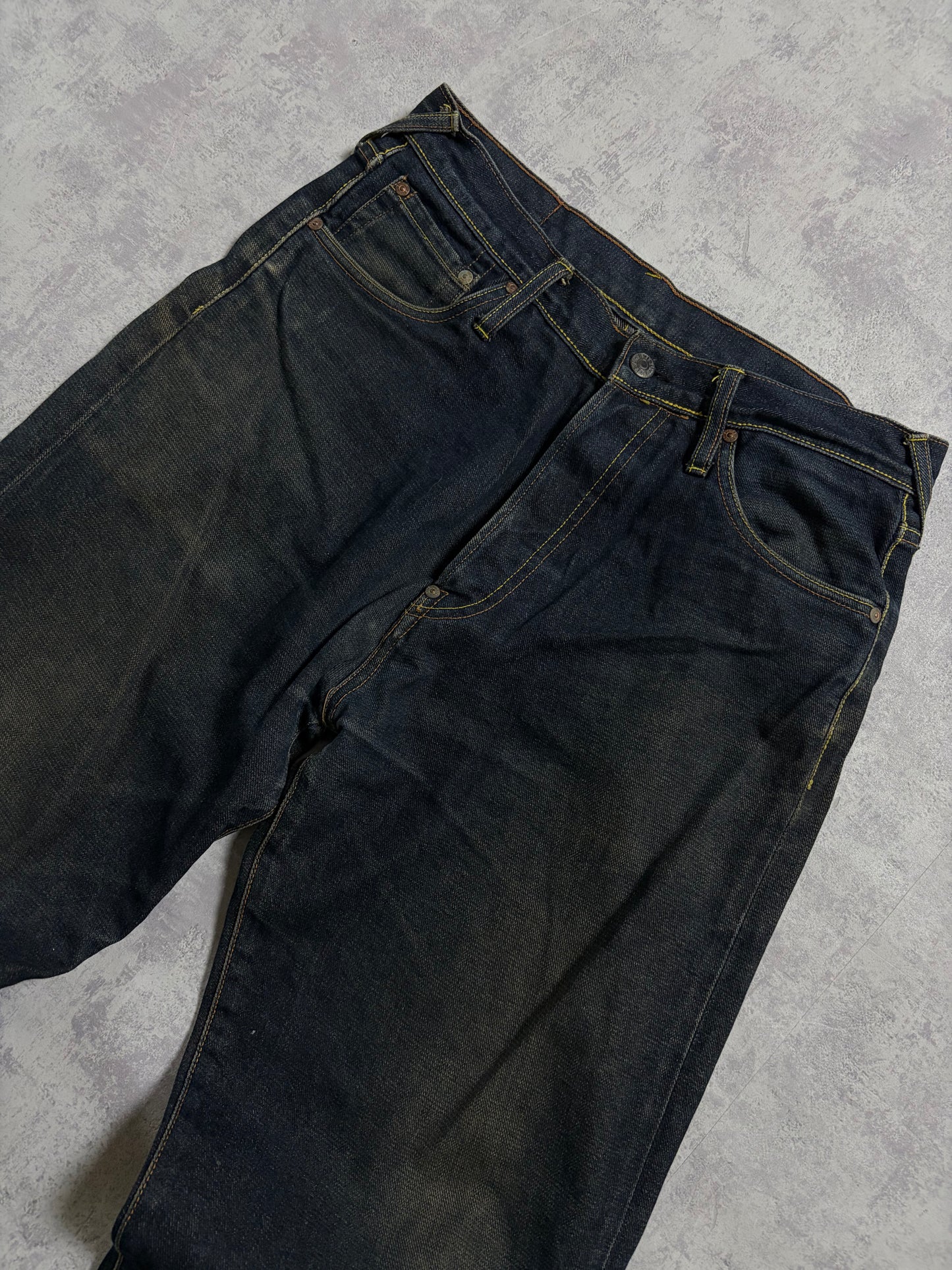 Vintage Evisu Straight Fit Seagull Backprint Jeans (M)