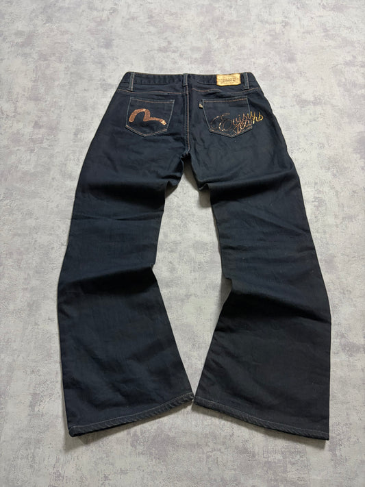 Vintage Evisu Straight Bootcut Fit Jeans (S)