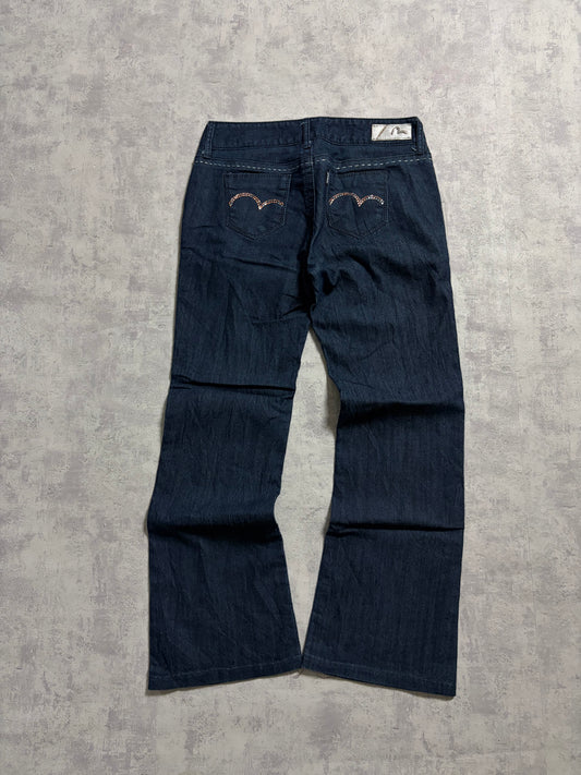 Vintage Evisu Straight Boootcut Fit Jeans (S)