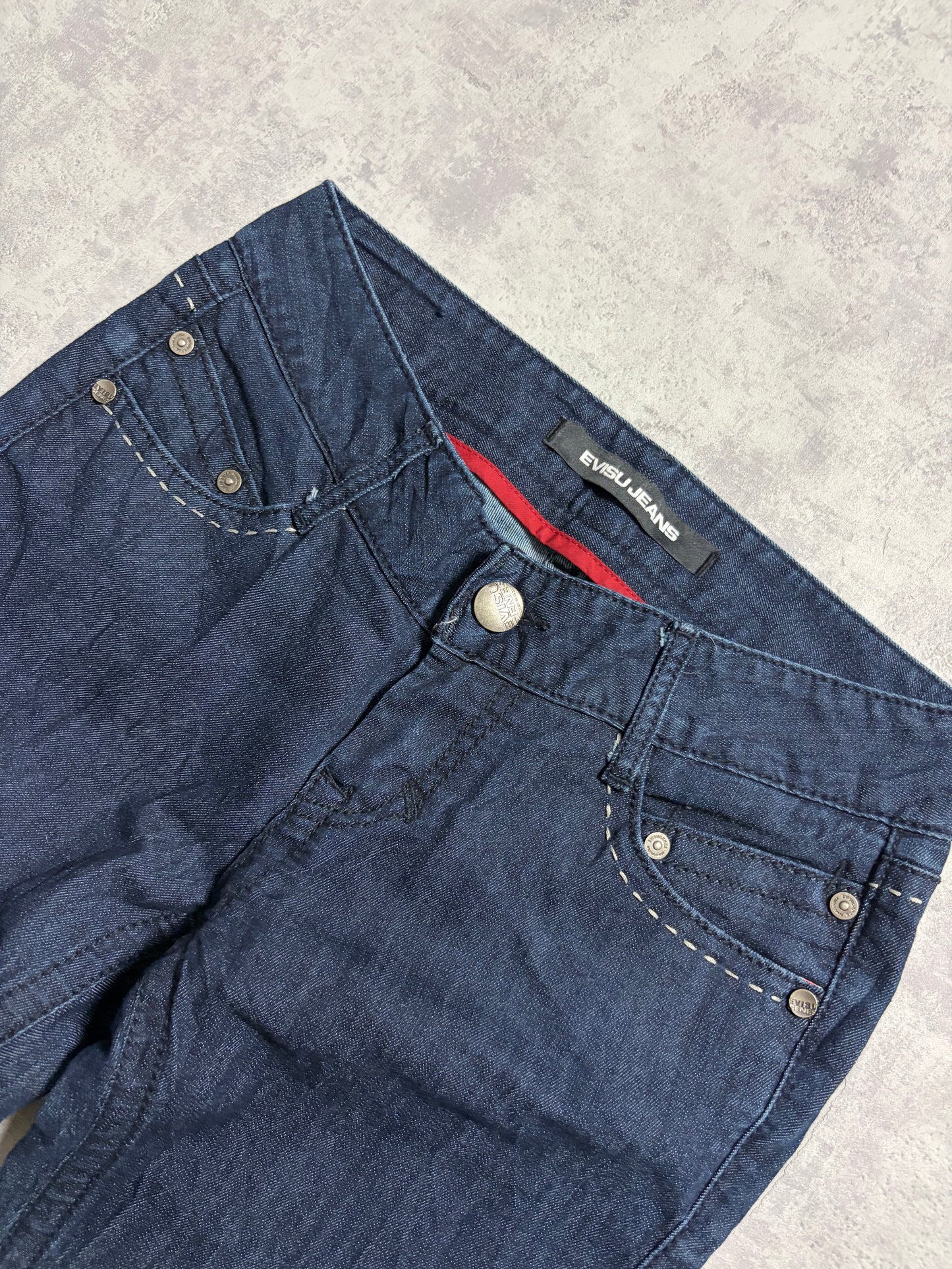 Vintage Evisu Straight Boootcut Fit Jeans (S)