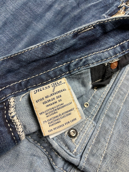 Miss Me Y2K Low Waist Straight Slim Jeans (M)