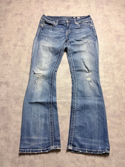 Miss Me Y2K Low Waist Bootcut Jeans (S)