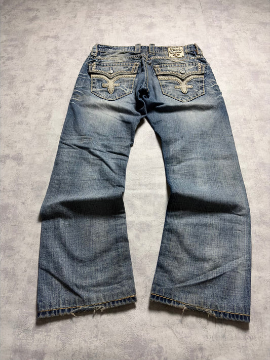 Vintage Rock Revival Leo Straight Fit Jeans (M)