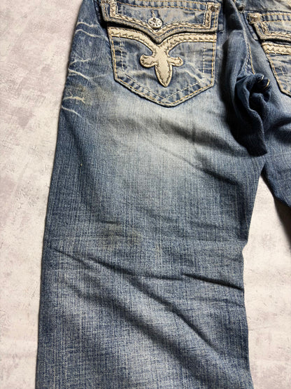 Vintage Rock Revival Leo Straight Fit Jeans (M)