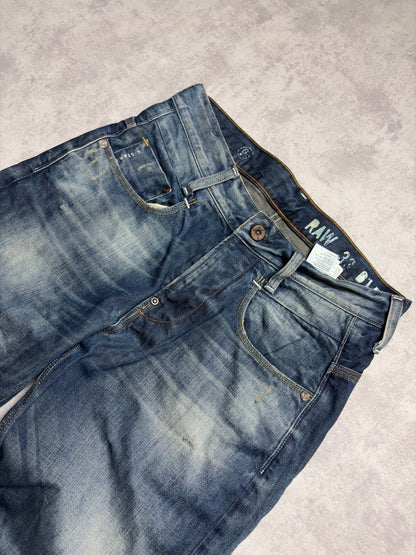 G-Star Straight Fit Darkblue Denim Jeans (S)