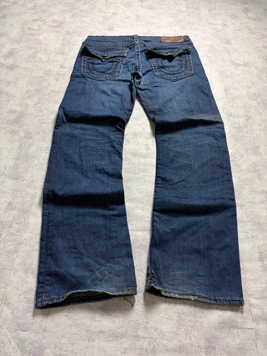 True Religion Ricky Super T Straight Bootcut Denim Jeans (L)