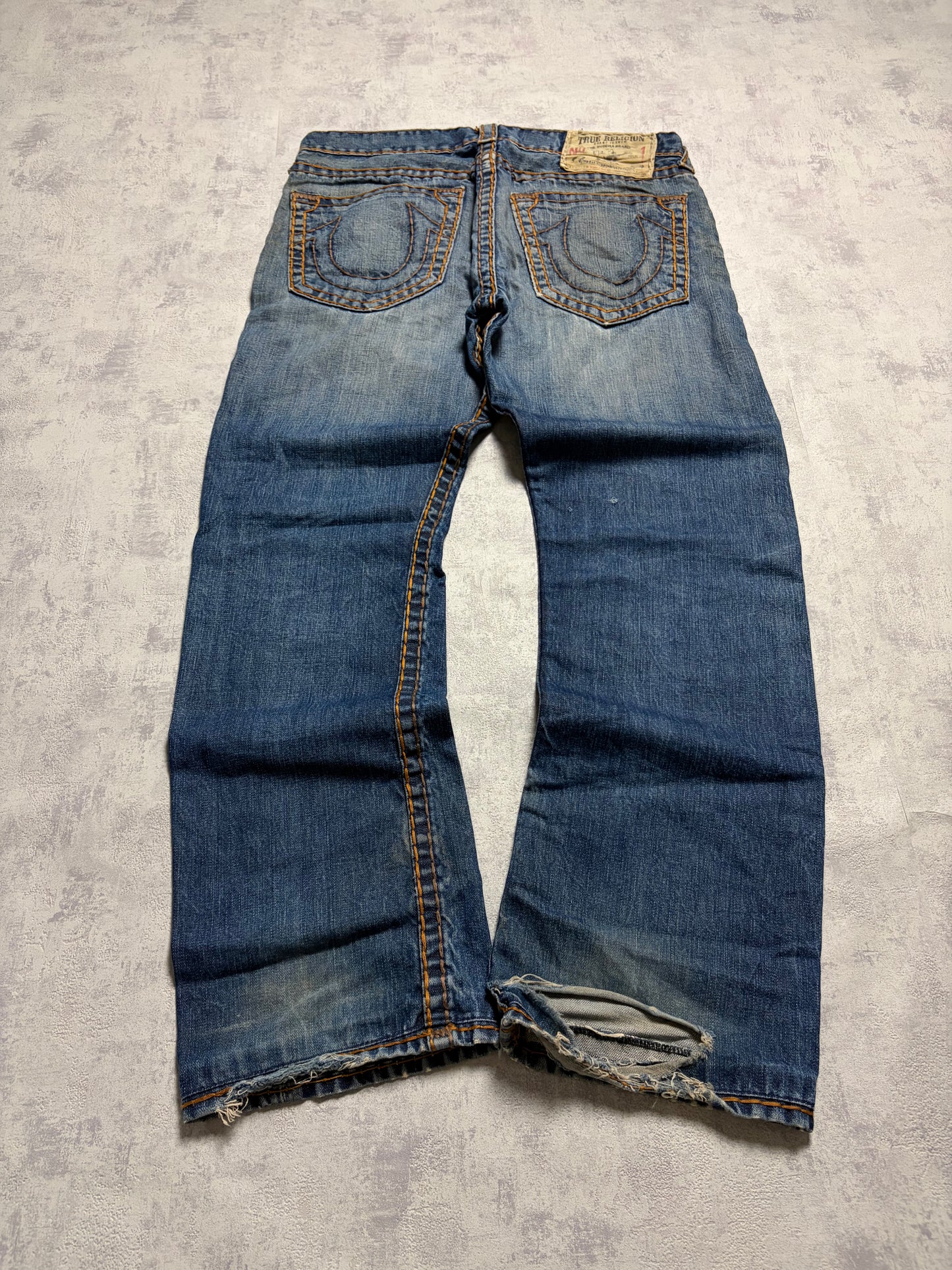 True Religion Straight Bootcut Denim Jeans (M - W33)