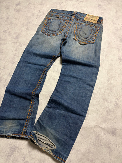 True Religion Straight Bootcut Denim Jeans (M - W33)