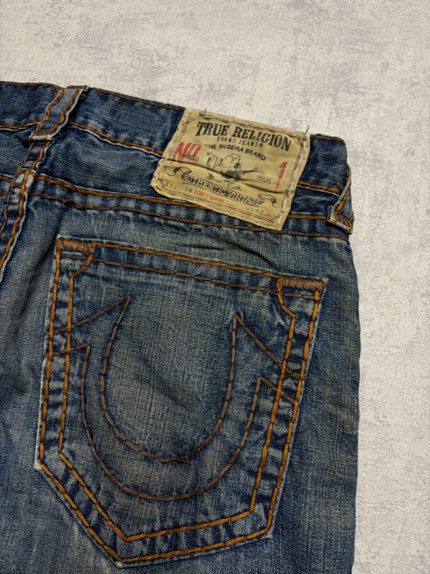 True Religion Straight Bootcut Denim Jeans (M - W33)