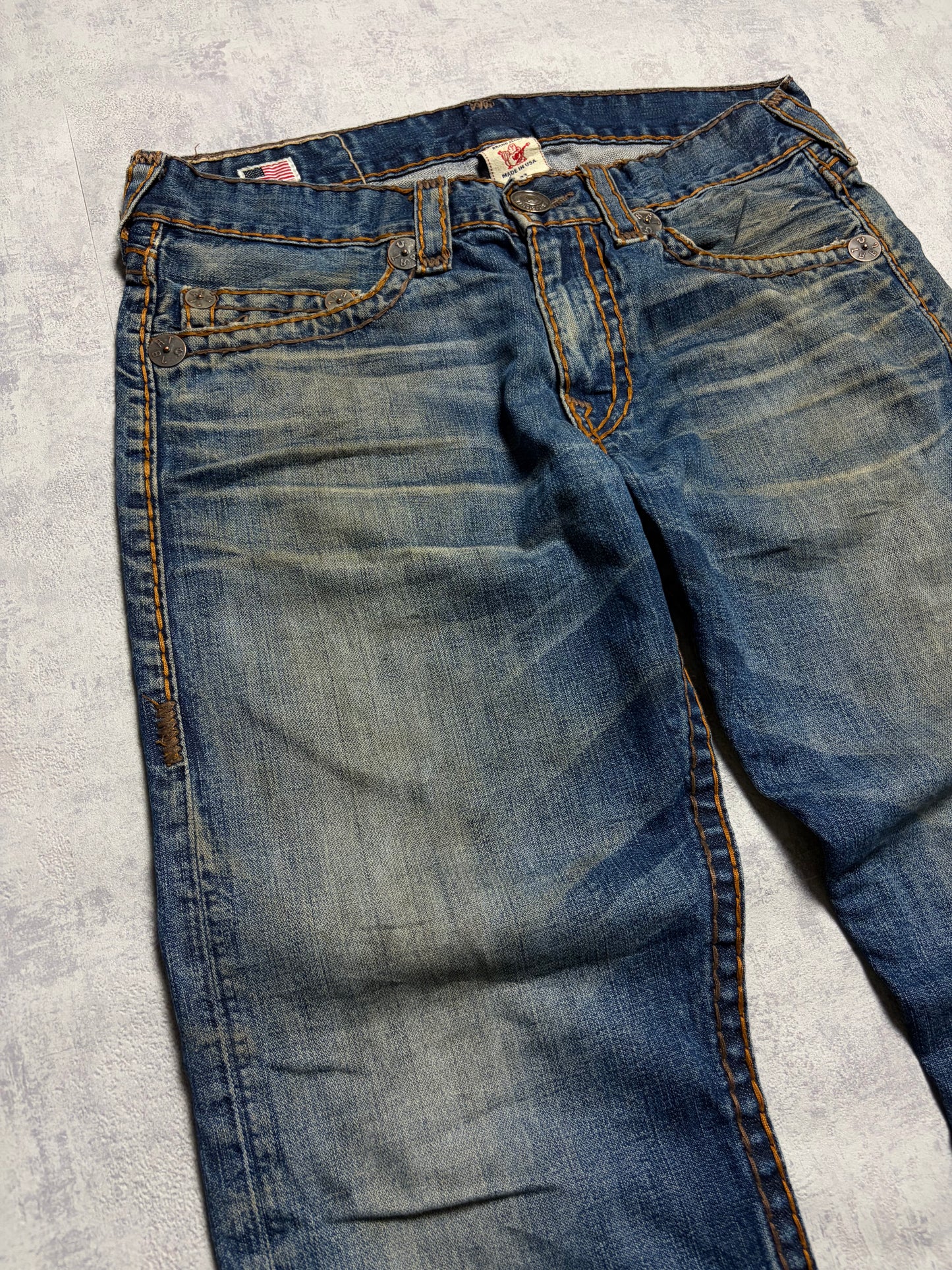 True Religion Straight Bootcut Denim Jeans (M - W33)
