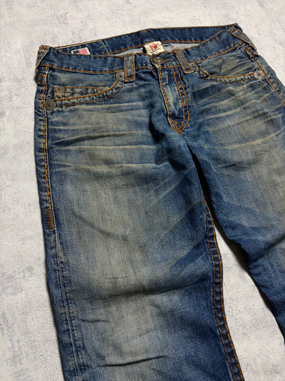 True Religion Straight Bootcut Denim Jeans (M - W33)