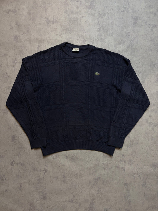 Vintage 2000s Lacoste Sweater Cable Knitwear (L/XL)