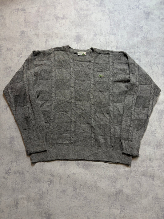 Vintage 2000s Lacoste Sweater Cable Knitwear (M/L)
