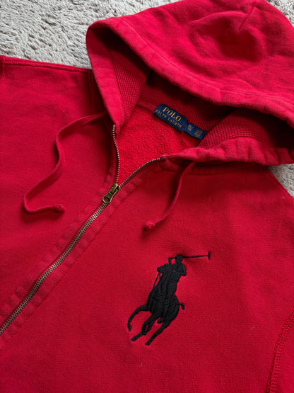 Polo Ralph Lauren 2000s Big Pony Kapuzen Zipper Pullover Sweatshirt (L/XL)