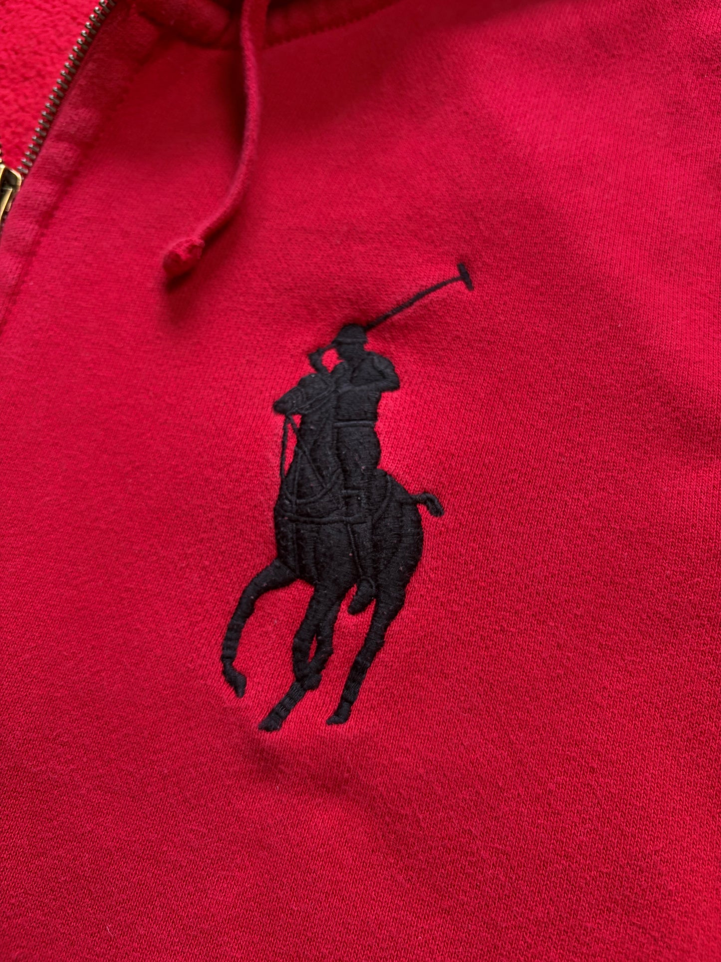 Polo Ralph Lauren 2000s Big Pony Kapuzen Zipper Pullover Sweatshirt (L/XL)