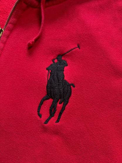 Polo Ralph Lauren 2000s Big Pony Kapuzen Zipper Pullover Sweatshirt (L/XL)