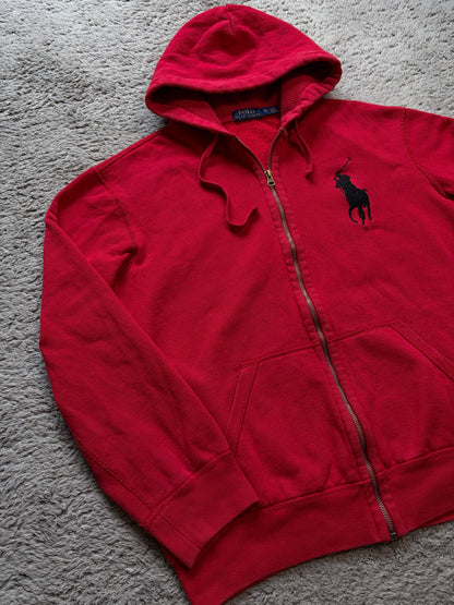 Polo Ralph Lauren 2000s Big Pony Kapuzen Zipper Pullover Sweatshirt (L/XL)